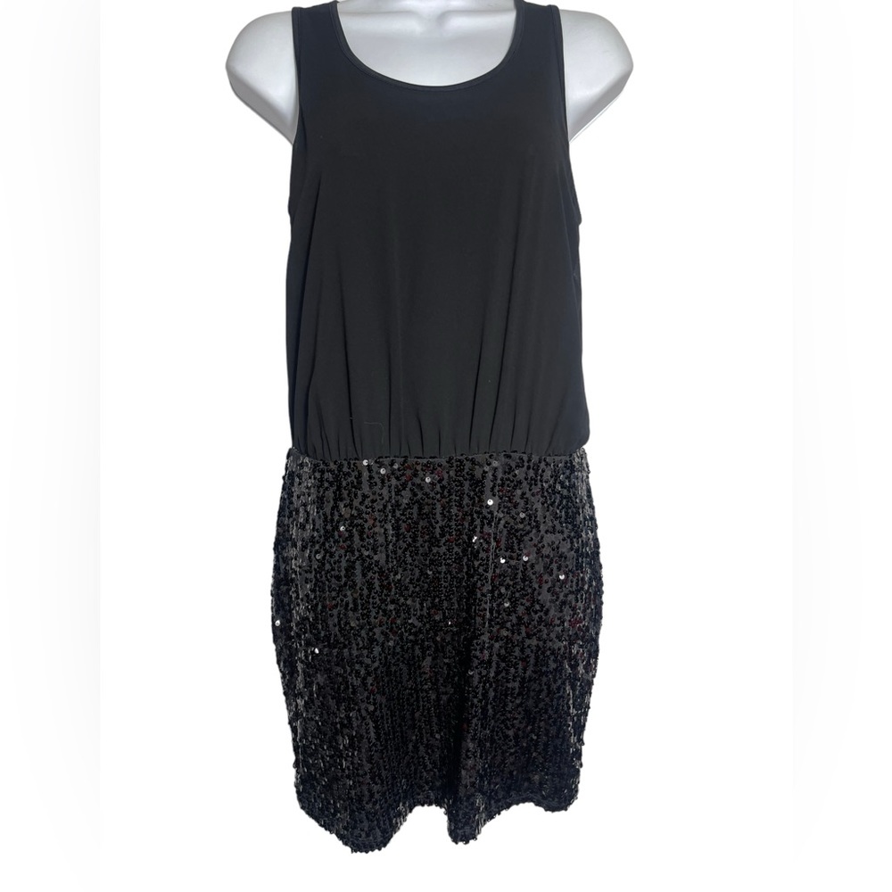 Kensie dress size small little black sleeveless evening dress with sequins 🖤🖤